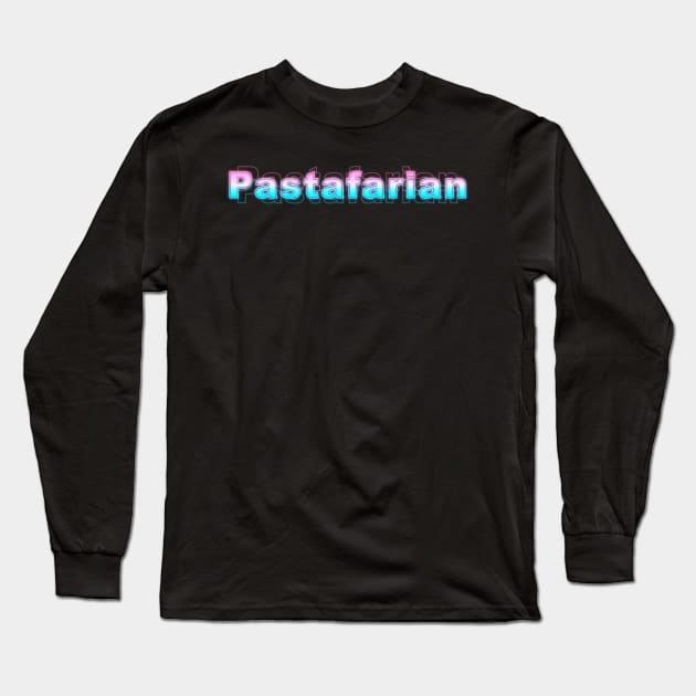 Pastafarian Long Sleeve T-Shirt by Sanzida Design